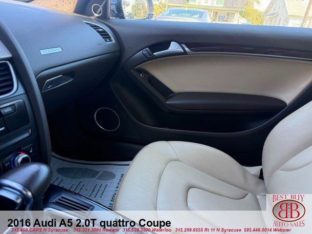 Used 2016 Audi A5 2.0T Premium Plus w/ Technology Package AWD/4WD image 17