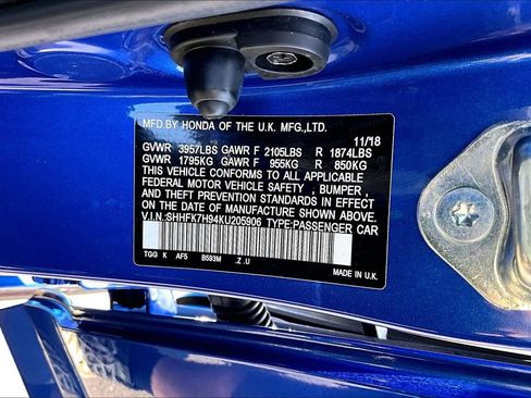 Used 2019 Honda Civic Sport Touring image 16