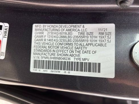 Used 2022 Honda Odyssey Touring image 12