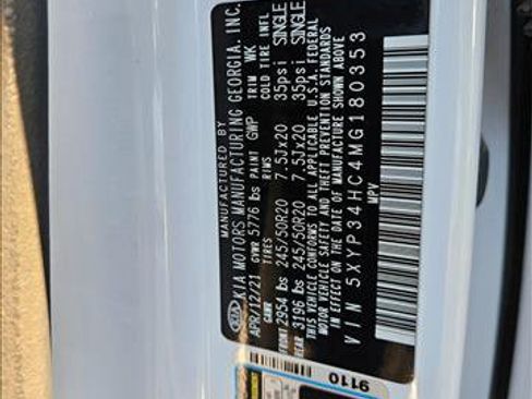 Used 2021 Kia Telluride EX w/ EX Premium Package image 24