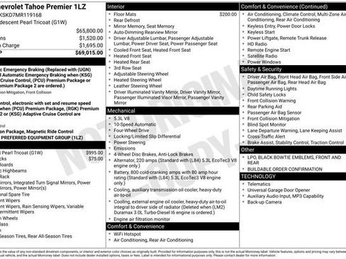 Used 2021 Chevrolet Tahoe Premier AWD/4WD image 2