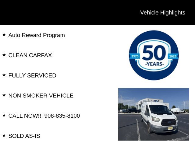 Used 2015 Ford Transit 150 148 Medium Roof w/ Interior Upgrade Package RWD image 5