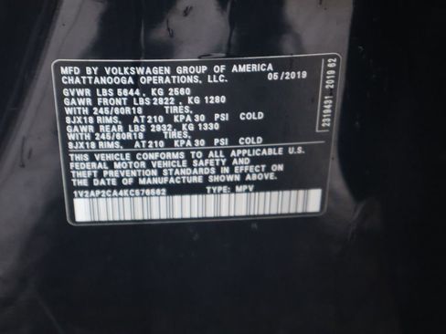 Used 2019 Volkswagen Atlas S image 45