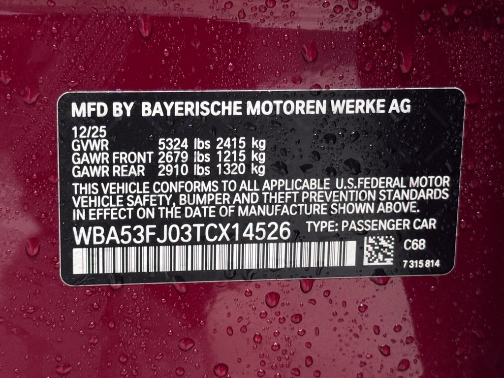 Used 2026 BMW 530i xDrive w/ M Sport Package AWD/4WD image 32
