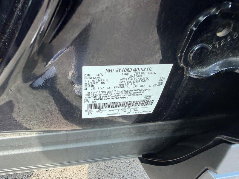Certified 2022 Ford Explorer XLT w/ Equipment Group 202A AWD/4WD image 25
