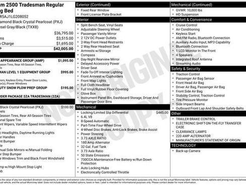 Used 2020 RAM 2500 Tradesman w/ Chrome Appearance Group image 25