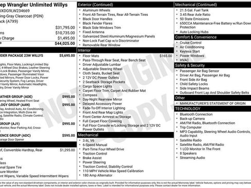Used 2020 Jeep Wrangler Unlimited Sport AWD/4WD image 5