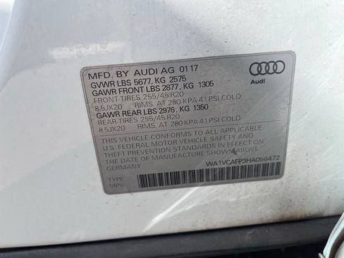 Used 2017 Audi SQ5 Prestige AWD/4WD image 17