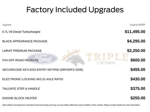 New 2026 Ford F250 Lariat w/ Black Appearance Package image 11