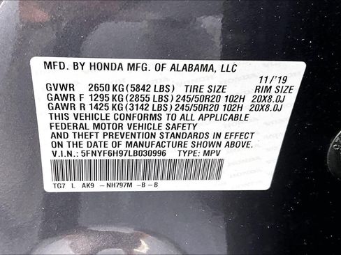 Used 2020 Honda Pilot Touring image 33