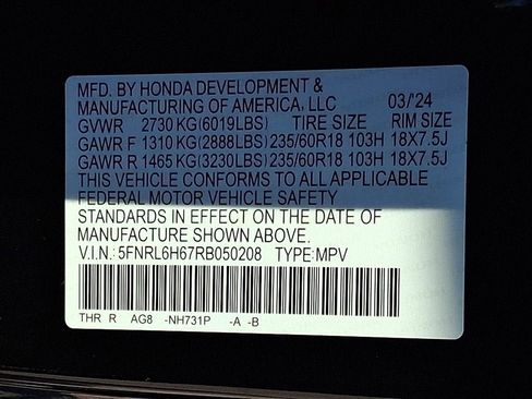Used 2024 Honda Odyssey EX-L image 29