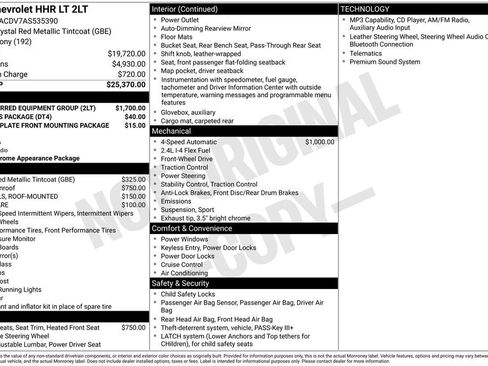 Used 2010 Chevrolet HHR LT w/ LT Preferred Equipment Group FWD image 26