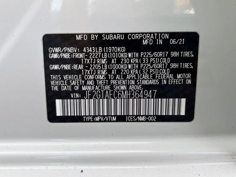 Used 2021 Subaru Crosstrek 2.0i Premium w/ Moonroof Package AWD/4WD image 34