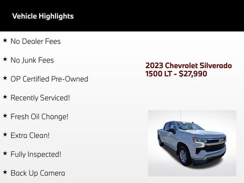 Used 2023 Chevrolet Silverado 1500 LT RWD image 43