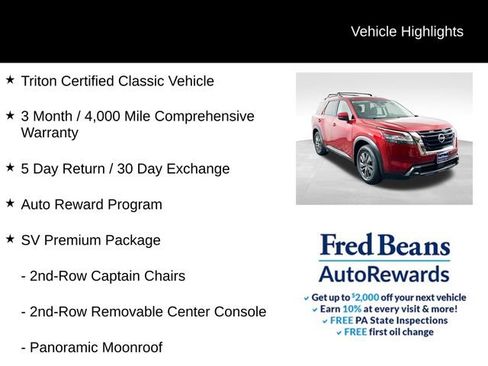 Used 2022 Nissan Pathfinder SV w/ SV Premium Package AWD/4WD image 5