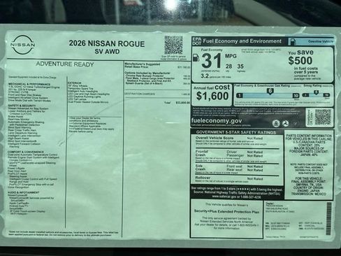 New 2026 Nissan Rogue SV image 7