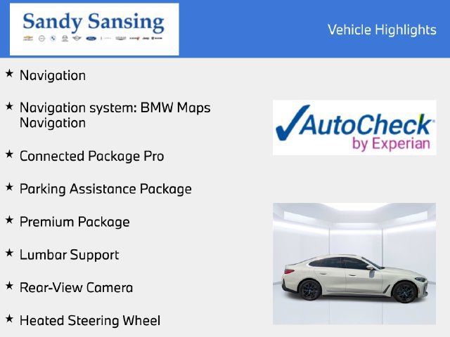 Used 2024 BMW i4 eDrive40 w/ Premium Package RWD image 7