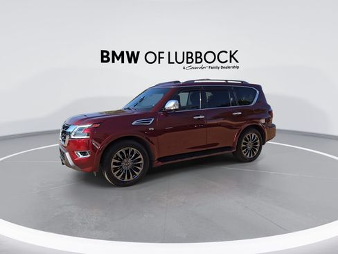Used 2021 Nissan Armada Platinum w/ Captain's Chairs Package AWD/4WD image 5
