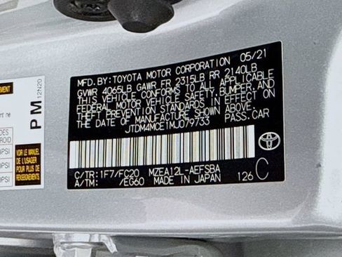 Certified 2021 Toyota Corolla SE w/ Carpet Mat Package (TMS) image 30