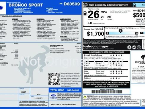 Used 2023 Ford Bronco Sport Outer Banks w/ Tech Package AWD/4WD image 11