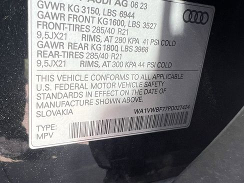 Used 2023 Audi SQ7 Prestige AWD/4WD image 37