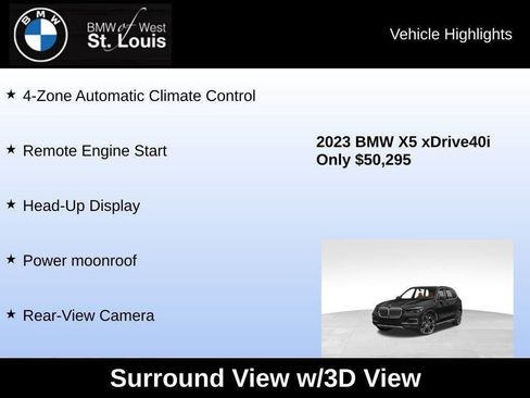 Used 2023 BMW X5 xDrive40i w/ Premium Package image 61