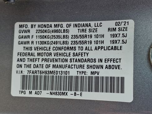 Used 2021 Honda CR-V Touring image 30