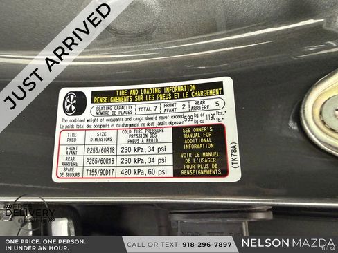 Used 2021 MAZDA CX-9 Touring w/ Touring Premium Package AWD/4WD image 59