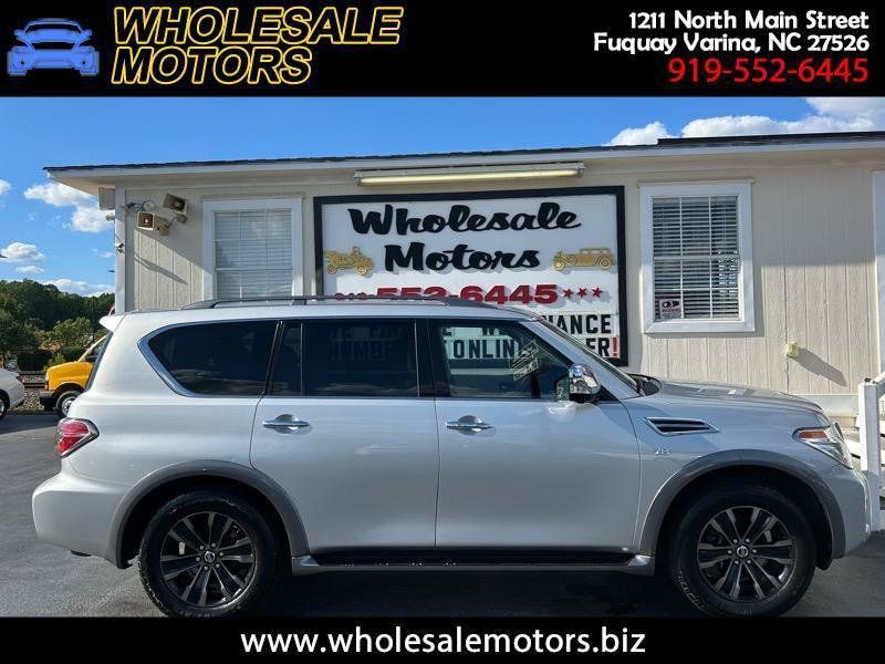 Used 2017 Nissan Armada Platinum w/ Captain Seat Package RWD image 1