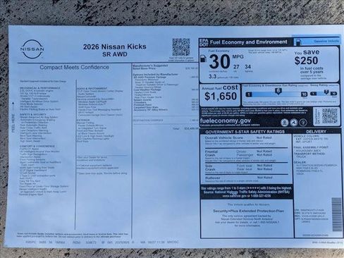 New 2026 Nissan Kicks SR w/ SR Premium Package image 16