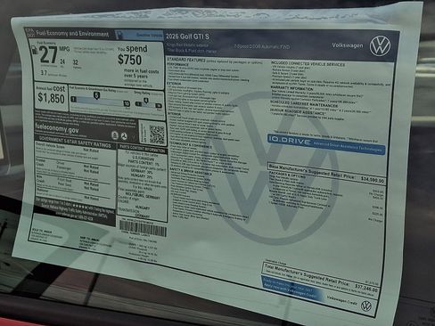 New 2026 Volkswagen GTI S image 12