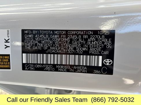 New 2026 Toyota Prius LE image 26