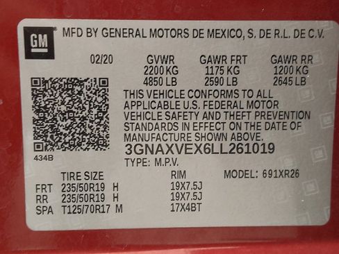 Used 2020 Chevrolet Equinox LT w/ Sport Edition AWD/4WD image 33