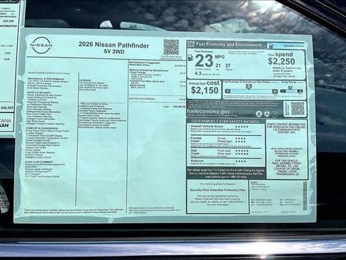 New 2026 Nissan Pathfinder SV w/ Cargo Package FWD image 12