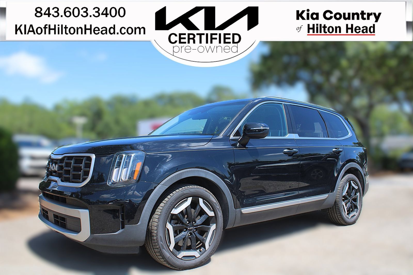 Certified 2023 Kia Telluride S w/ S Sunroof Package AWD/4WD image 1