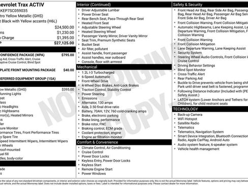 Used 2025 Chevrolet Trax ACTIV w/ Driver Confidence Package FWD image 3