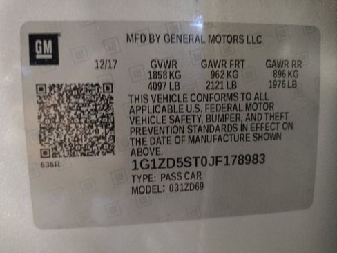 Used 2018 Chevrolet Malibu LT w/ Leather Package FWD image 33