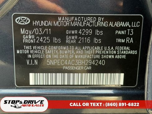 Used 2011 Hyundai Sonata Limited FWD image 18