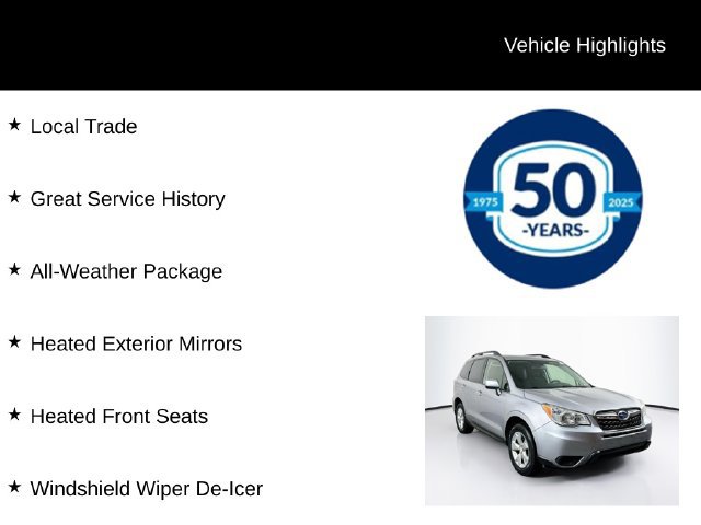 Used 2016 Subaru Forester 2.5i Premium w/ All-Weather Package AWD/4WD image 6