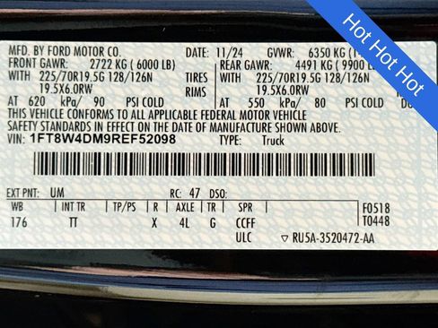 Used 2024 Ford F450 Limited w/ FX4 Off-Road Package AWD/4WD image 30