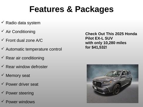 Certified 2025 Honda Pilot EX-L image 8