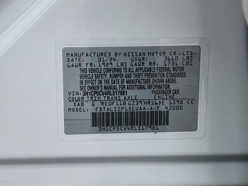 Used 2024 Nissan Kicks SV FWD image 26