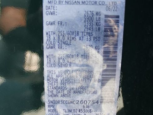 Used 2022 Nissan Pathfinder SL AWD/4WD image 37