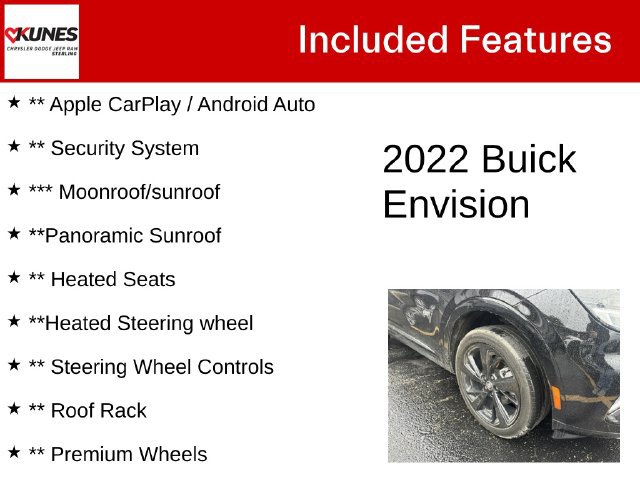 Used 2022 Buick Envision Essence w/ Sport Touring Package AWD/4WD image 4
