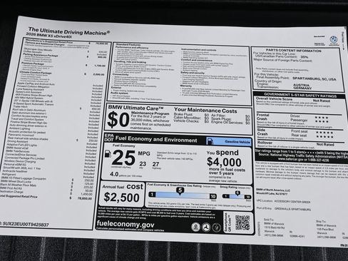 New 2026 BMW X5 xDrive40i w/ Climate Comfort Package image 37
