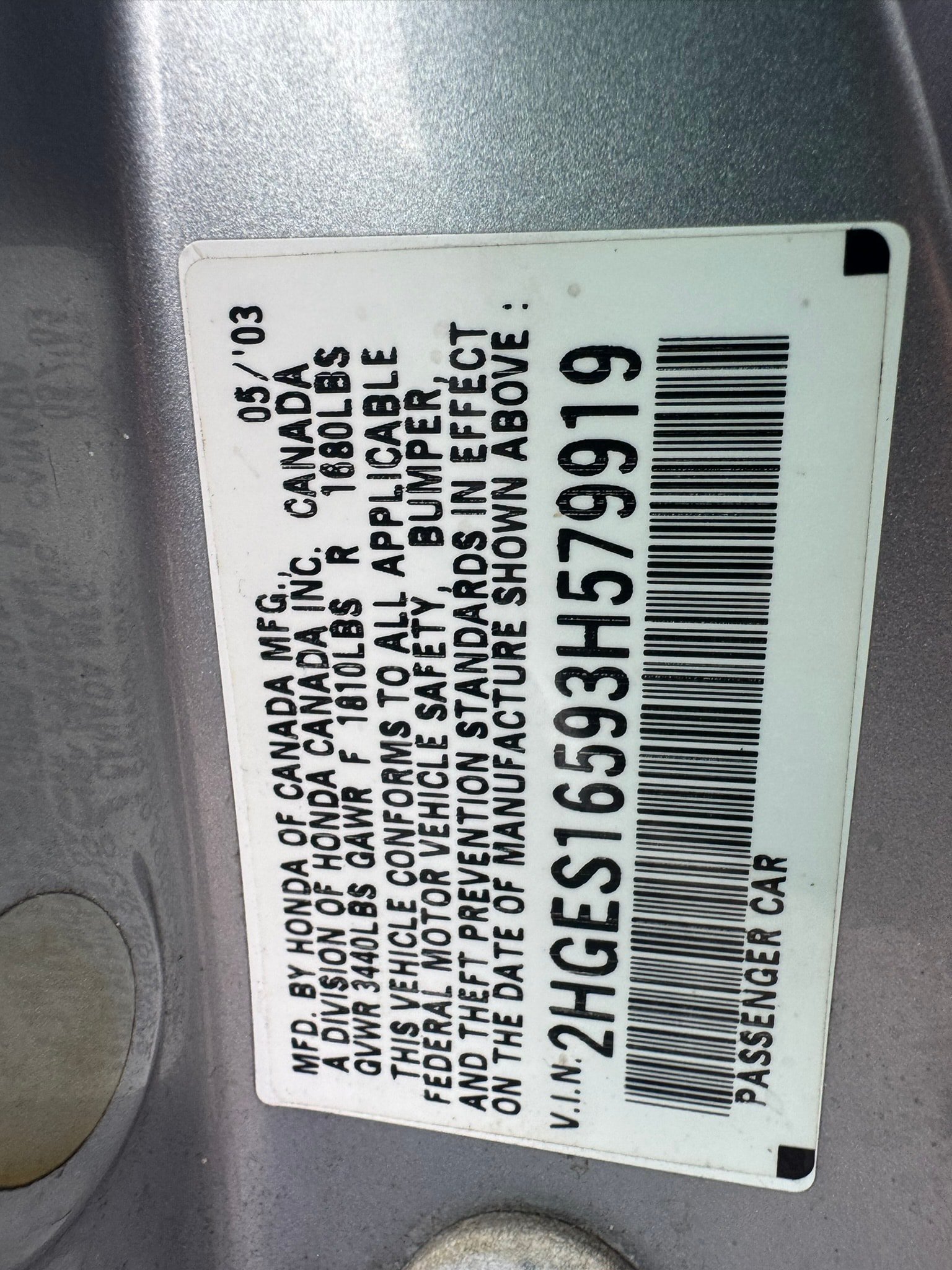 Used 2003 Honda Civic LX image 23