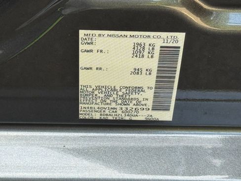 Used 2021 Nissan Altima 2.5 SV FWD image 39