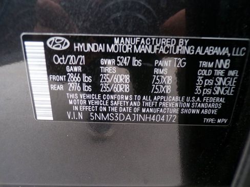 Used 2022 Hyundai Santa Fe SEL w/ Convenience + Premium Package image 23