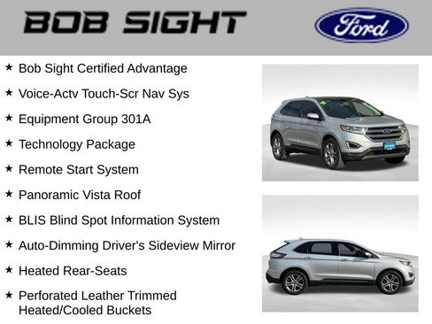 Used 2017 Ford Edge Titanium w/ Equipment Group 301A image 4