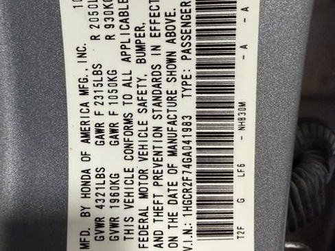 Used 2016 Honda Accord EX image 27